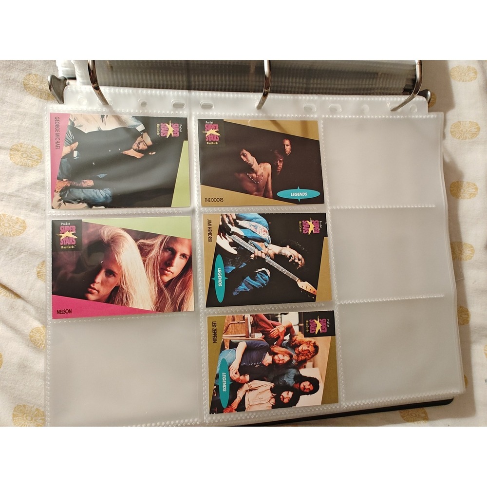 Trading Cards 1991 Pro Set Super Stars MusiCards Led Zeppelin Hendrix Doors Lot